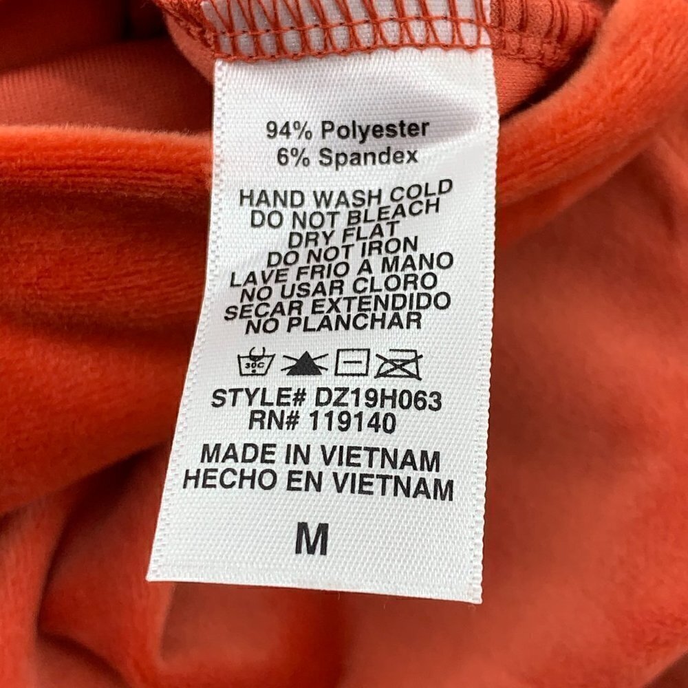 Double Zero Burnt Orange Velour Pullover Sweater - Picture 5 of 6